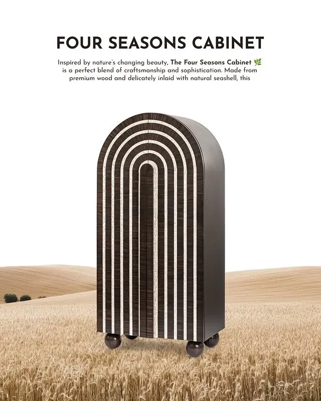 إعلان Okra: دولاب Four Seasons واقف في حقل قمح