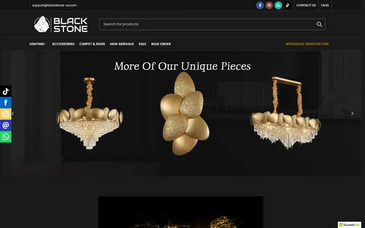 الصفحة الرئيسية لموقع blackstone-us.com